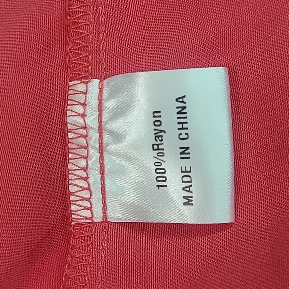 ZCSIA Women's Coral Pink One Shoulder Maxi Tiered Dress - Size Medium - Picture 9 of 10